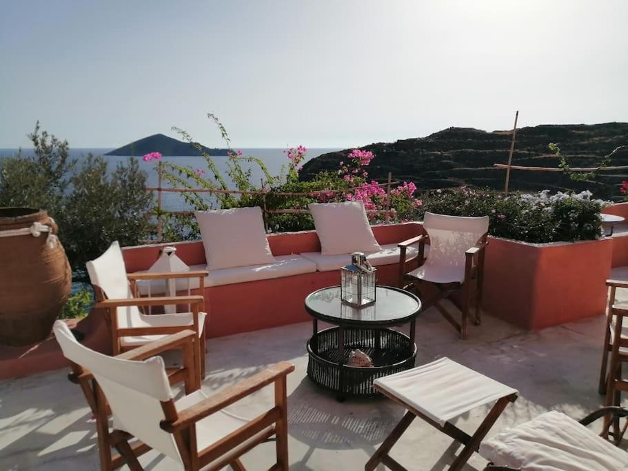 Casa Dei Melograni At Vourlidia Leros Villa Vromolithos Eksteriør bilde